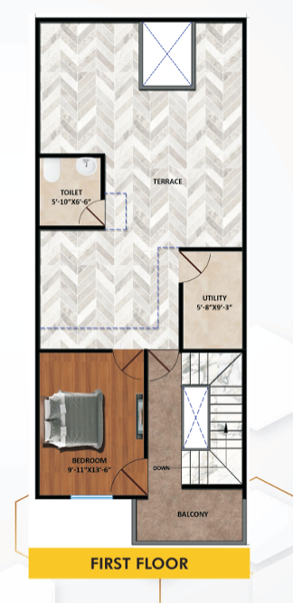 First Floor Plan grah villas Floor Plan First Floor Plan