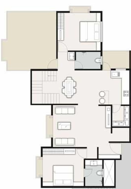 shikhar Floor Plan Lower Level Penthouse Plan