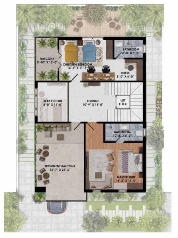  iqon west Floor Plan First Floor Plan