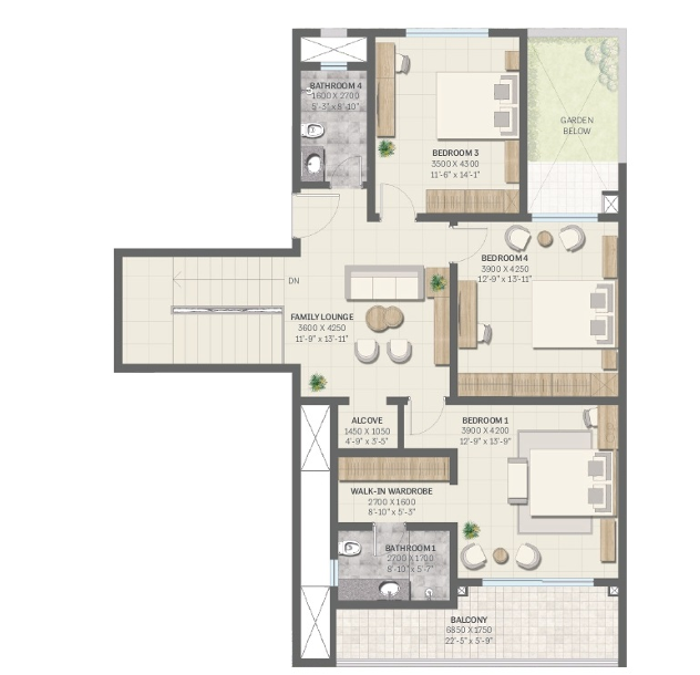 Upper Level Duplex Plan elysia Floor Plan Upper Level Duplex Plan