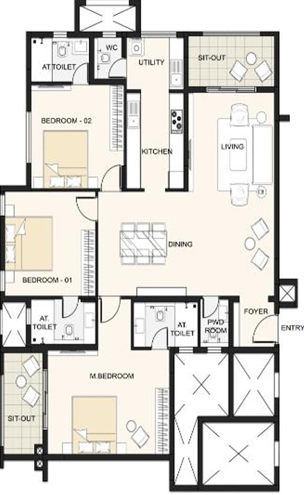 Floor Plan akhinta residences Floor Plan Floor Plan