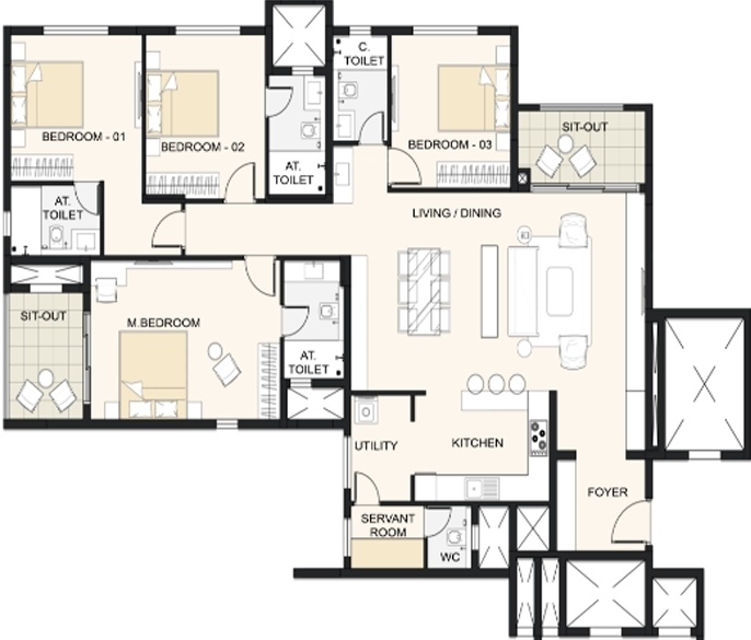 Floor Plan akhinta residences Floor Plan Floor Plan