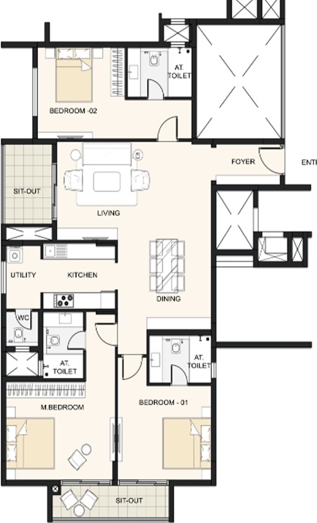 Floor Plan akhinta residences Floor Plan Floor Plan
