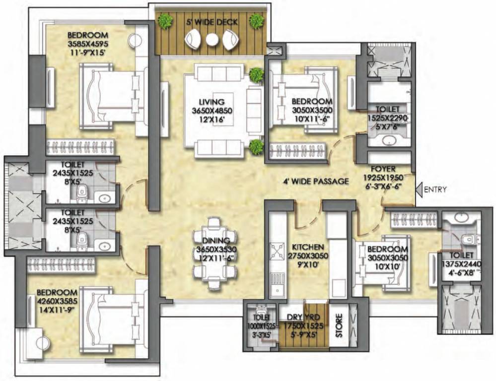 Floor Plan the address by gs tower a Floor Plan Floor Plan