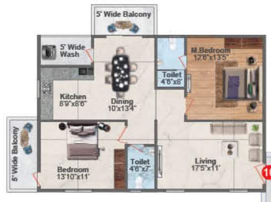  hyndava mnk heights Floor Plan Floor Plan