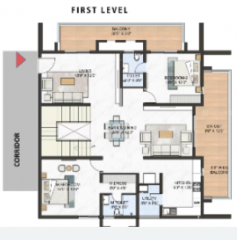  marvel Floor Plan Upper Level Duplex Plan