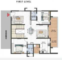  marvel Floor Plan Upper Level Duplex Plan