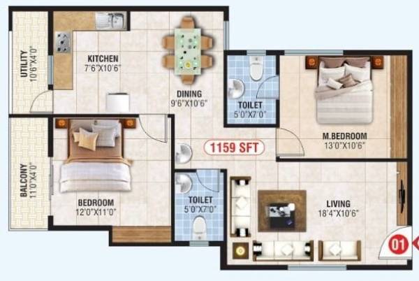  lake-view Floor Plan Floor Plan