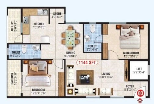  lake-view Floor Plan Floor Plan