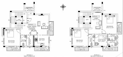  lux-duplex-villa Floor Plan Floor Plan