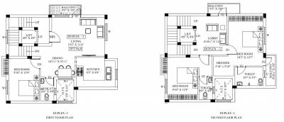  lux-duplex-villa Floor Plan Floor Plan