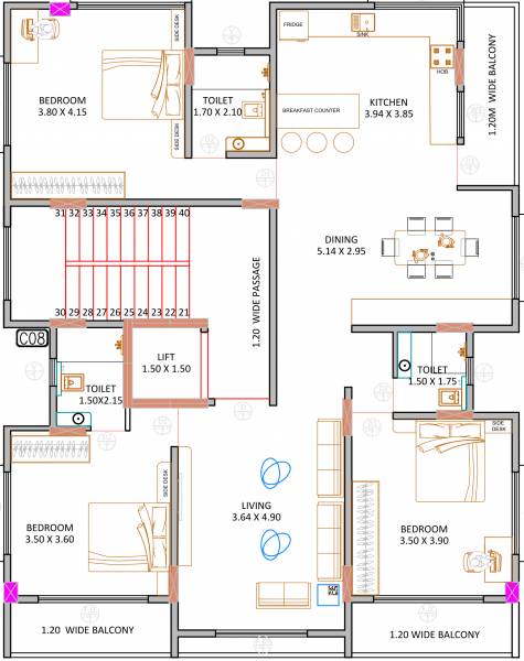  leela-residency Floor Plan Floor Plan