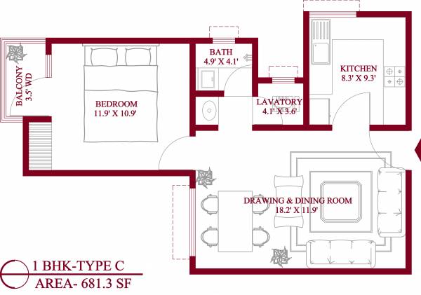  smriti-apartment Floor Plan Floor Plan
