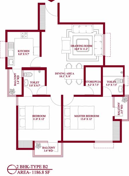  smriti-apartment Floor Plan Floor Plan