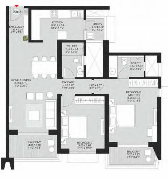  godrej-park-world Floor Plan Floor Plan
