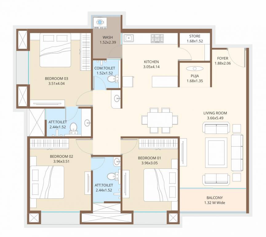 seven9 sky Floor Plan Floor Plan