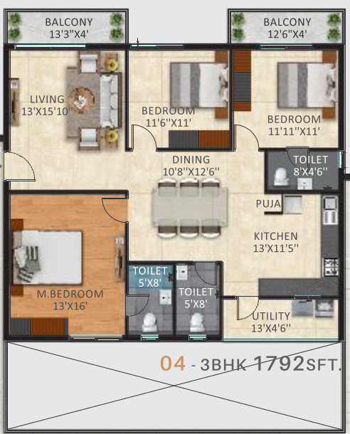 Floor Plan sujay global elara Floor Plan Floor Plan