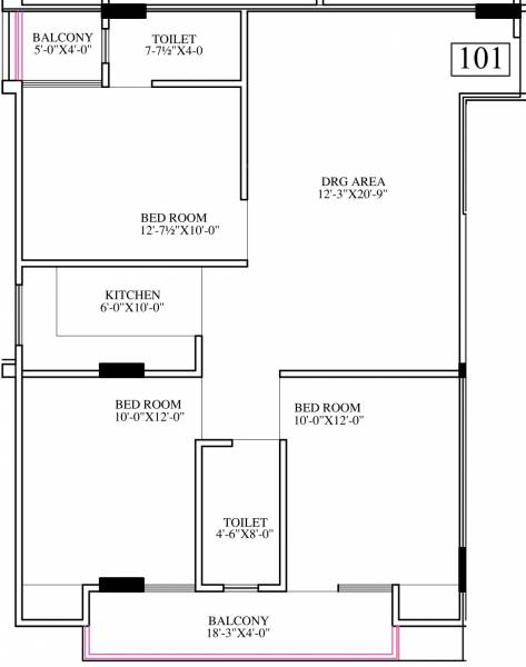  heights Floor Plan Floor Plan