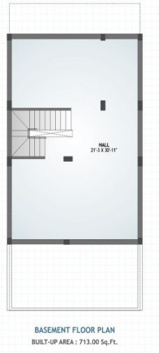  kunj villas Floor Plan Basement Floor Plan