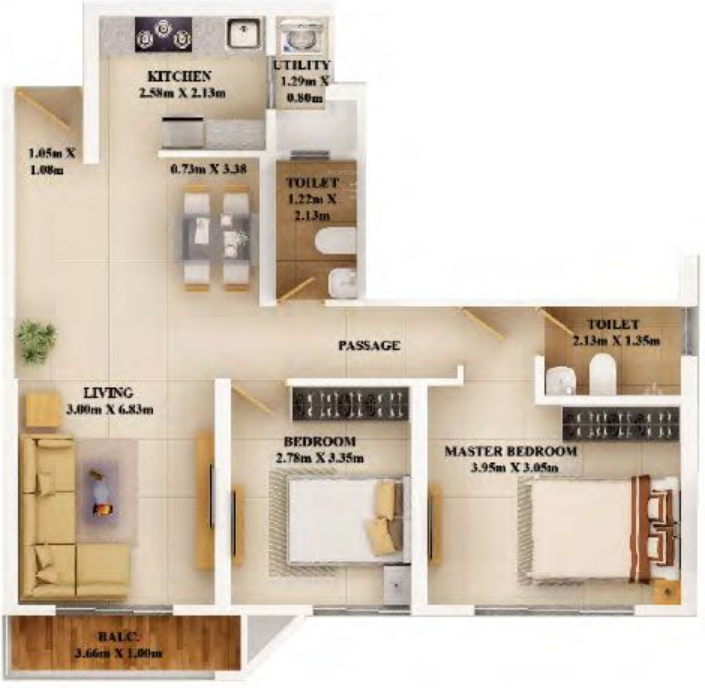 Floor Plan dosti tulip dosti west county Floor Plan Floor Plan