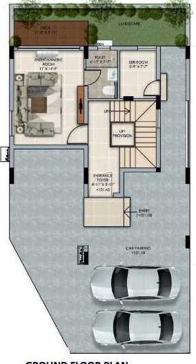  gardenia Floor Plan Ground Floor Plan
