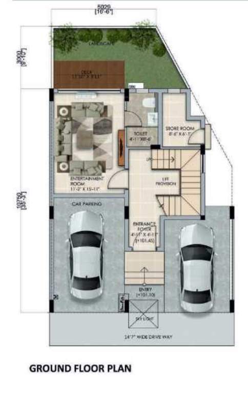  gardenia Floor Plan Ground Floor Plan