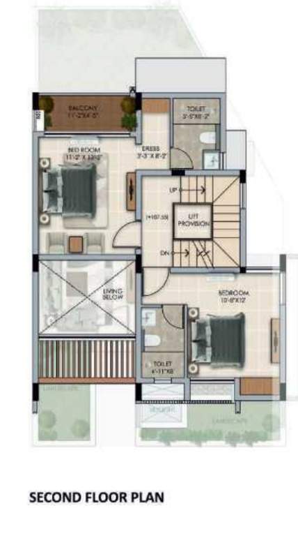  gardenia Floor Plan Second Floor Plan