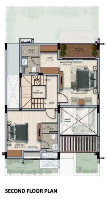  gardenia Floor Plan Second Floor Plan