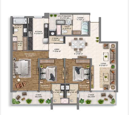  wave gardens a sanctuary of luxury living Floor Plan Floor Plan