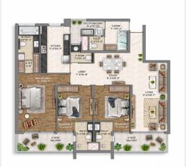 Floor Plan  wave-gardens-a-sanctuary-of-luxury-living Floor Plan Floor Plan