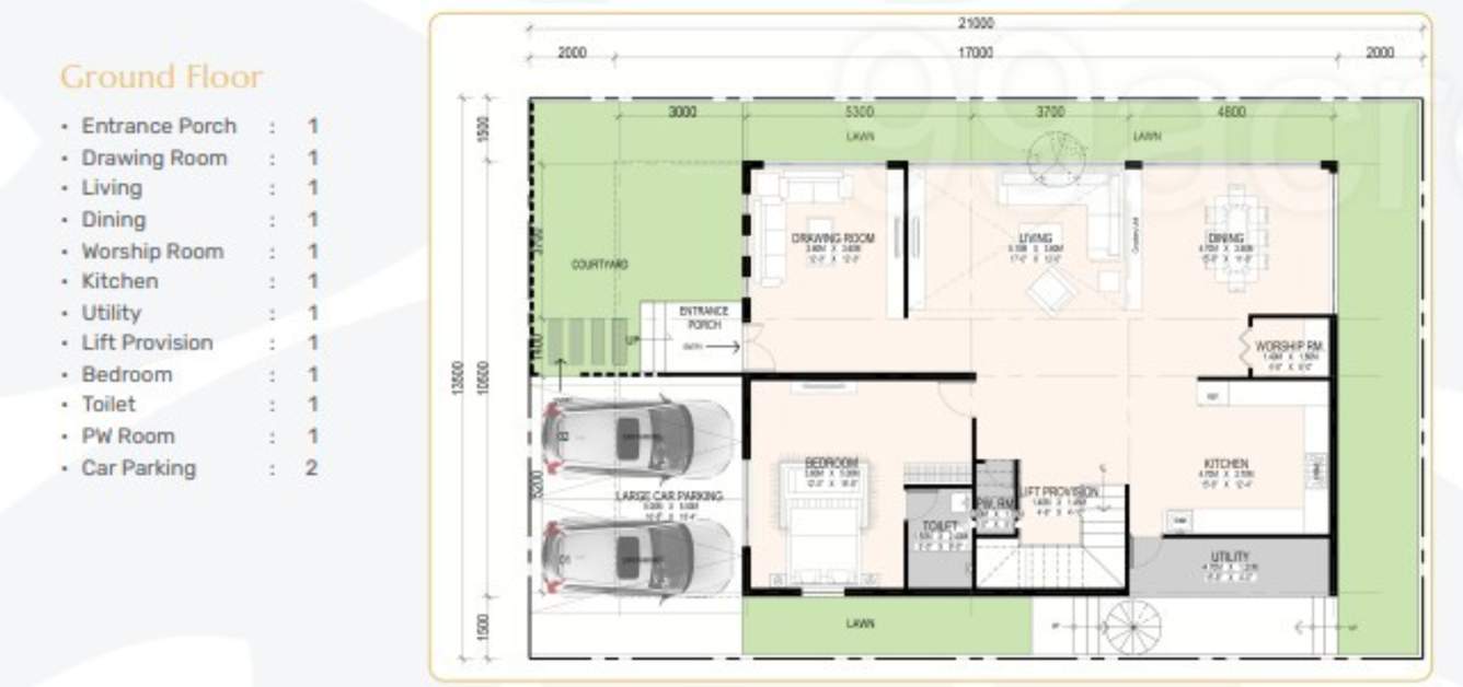 the boat club Floor Plan Ground Floor Plan