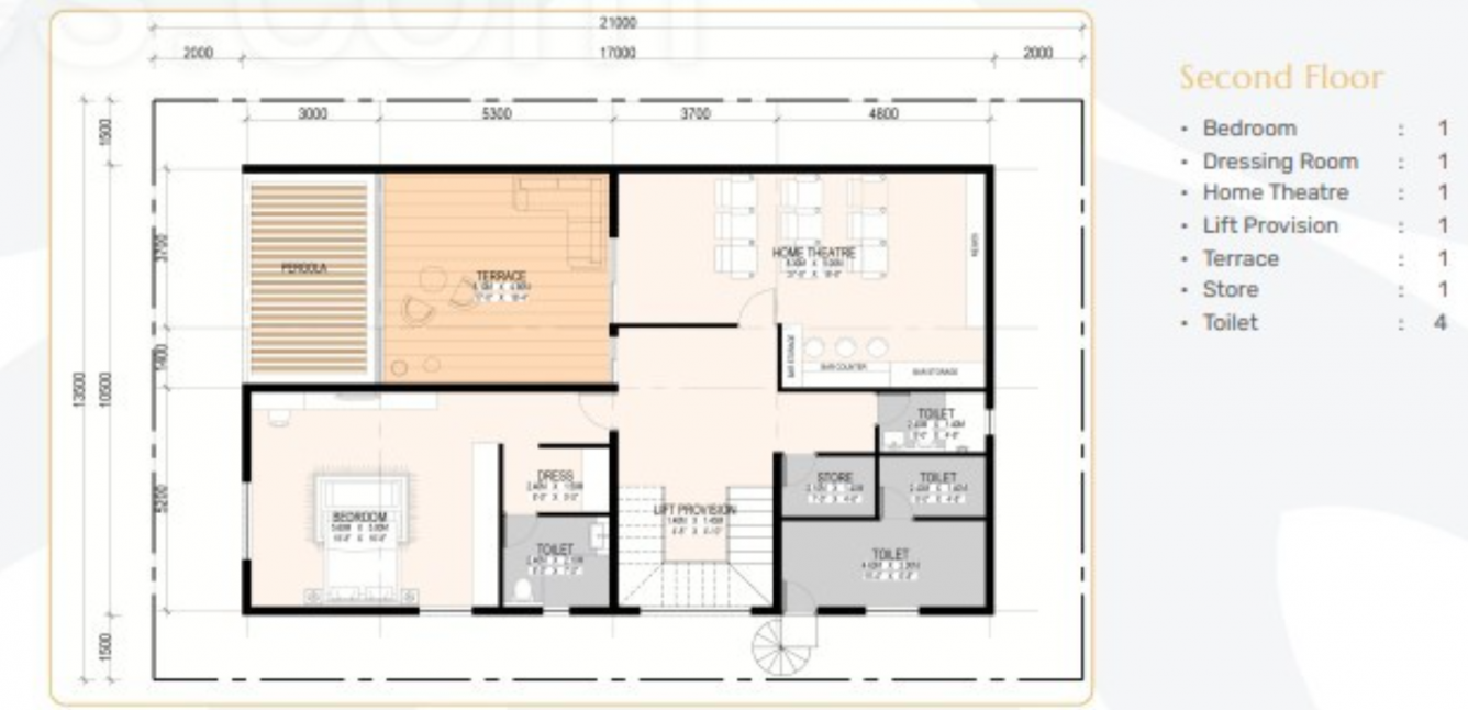 Second Floor Plan the boat club Floor Plan Second Floor Plan