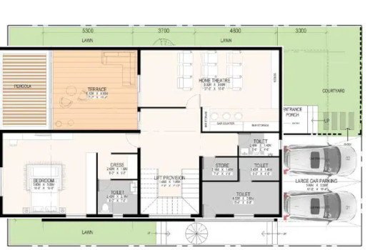 the boat club Floor Plan Ground Floor Plan