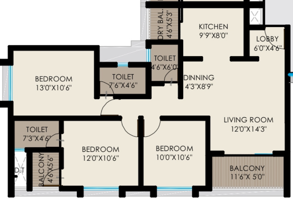 Floor Plan sahyadri plumeria Floor Plan Floor Plan
