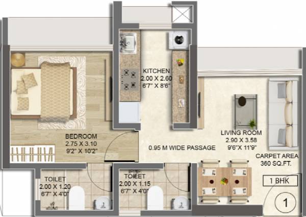  srishti-ii Floor Plan Floor Plan