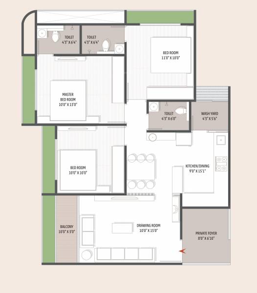  aaditya-one-phase-1 Floor Plan Floor Plan