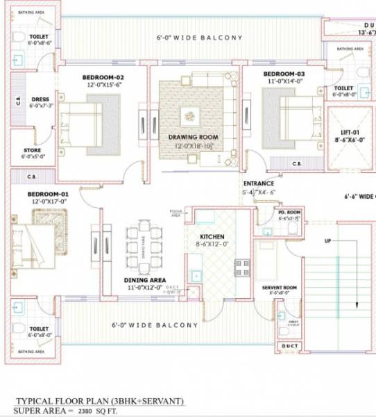  the-lutyens-mohali Floor Plan Floor Plan
