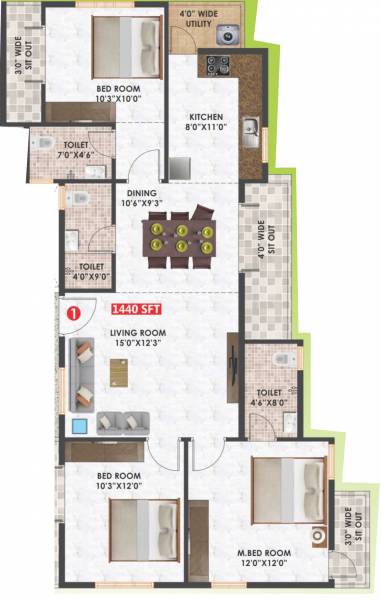 green-view Floor Plan Floor Plan