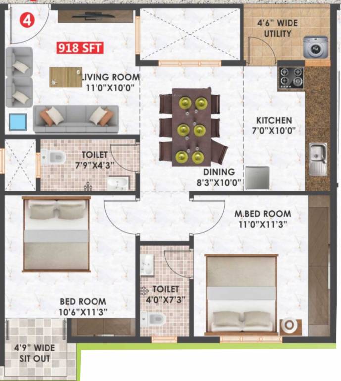  green view Floor Plan Floor Plan