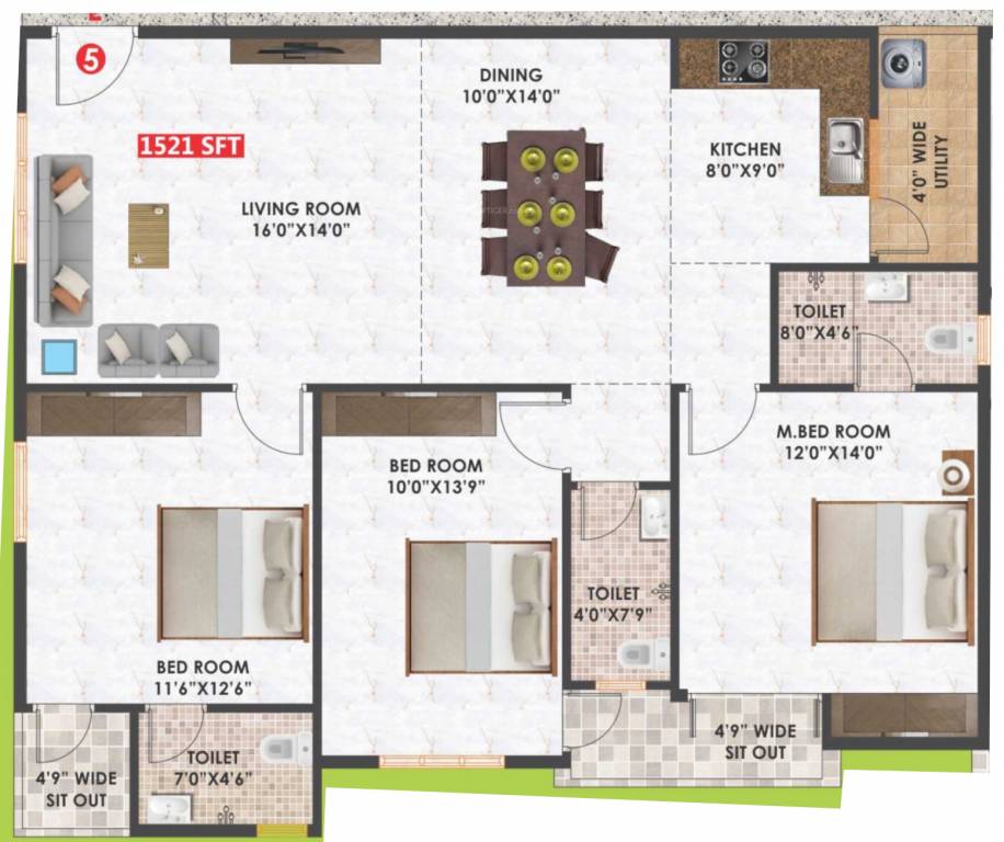  green view Floor Plan Floor Plan