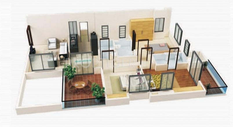 Shashwati Reflections (3BHK+3T (1,312 sq ft) 1312 sq ft)