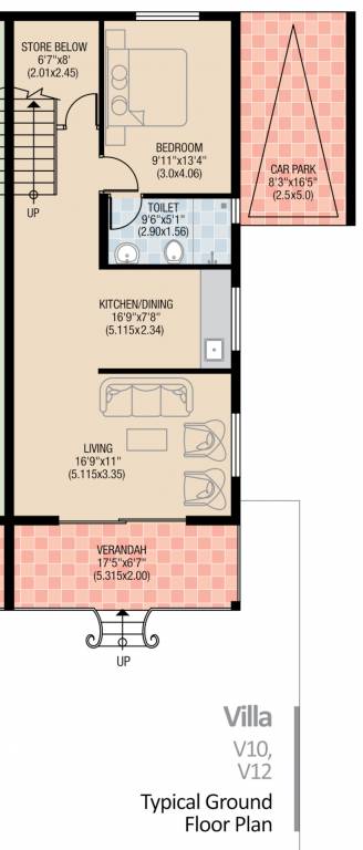  uplands Floor Plan Ground Floor Plan