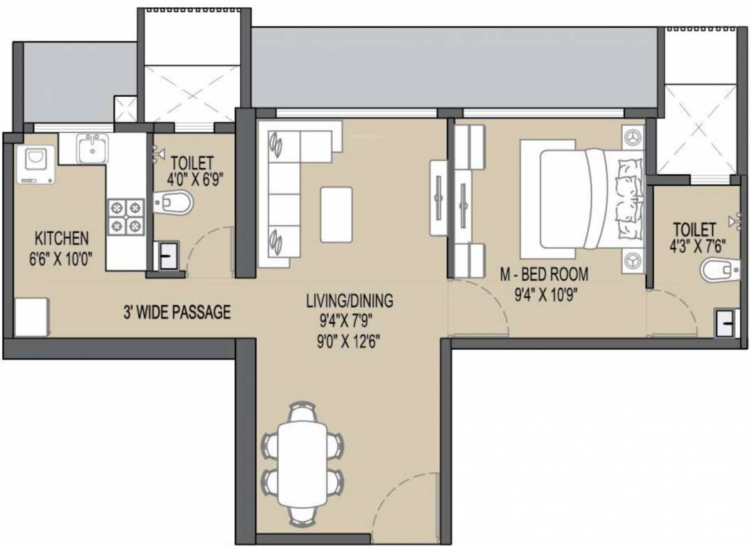  downtown Floor Plan Floor Plan