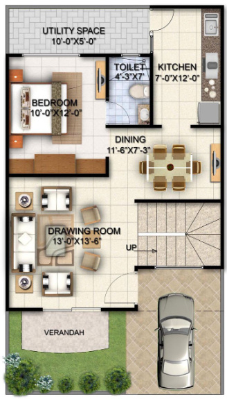  town Floor Plan Ground Floor Plan