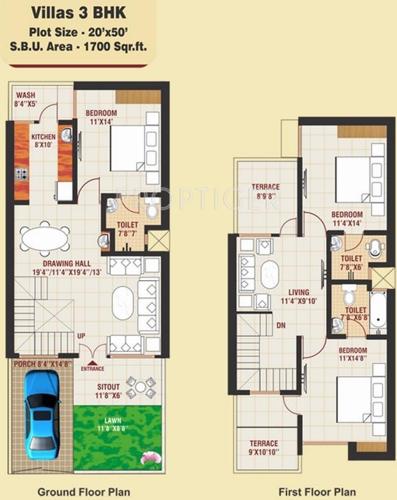 Nirupam Royal Palms Villas (3BHK+3T (1,700 sq ft) 1700 sq ft)