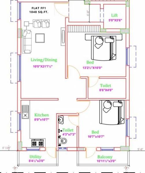  klm-6 Floor Plan Floor Plan