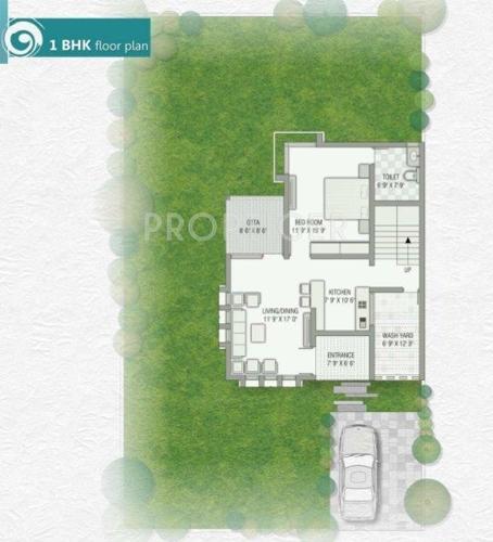 Shivam Rajvi Oasis (1BHK+1T (648 sq ft) 648 sq ft)