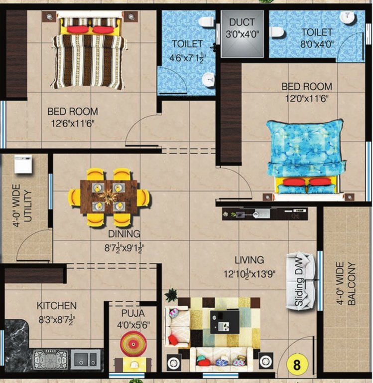  sree balaji pearl Floor Plan Floor Plan