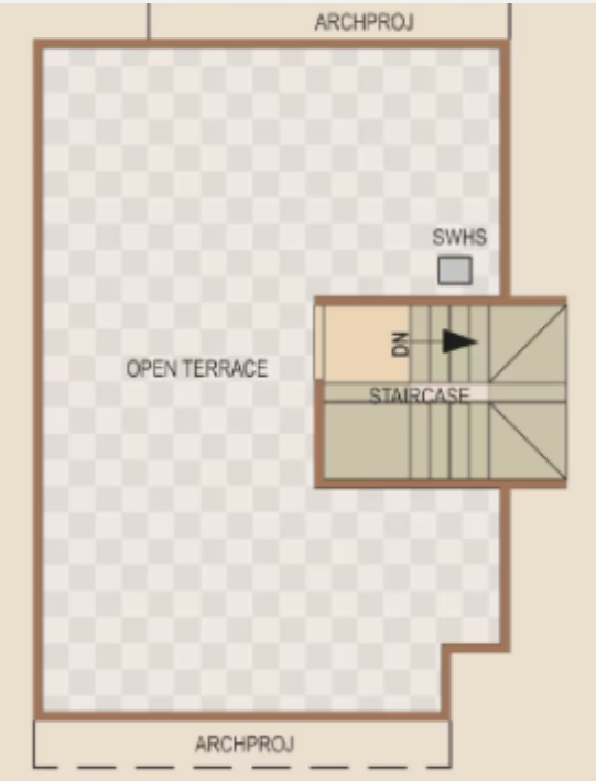 Terrace Floor Plan villa Floor Plan Terrace Floor Plan