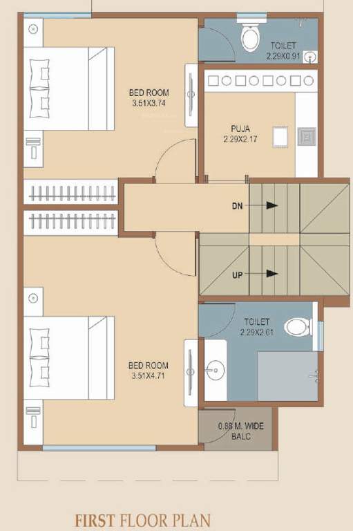  villa Floor Plan First Floor Plan